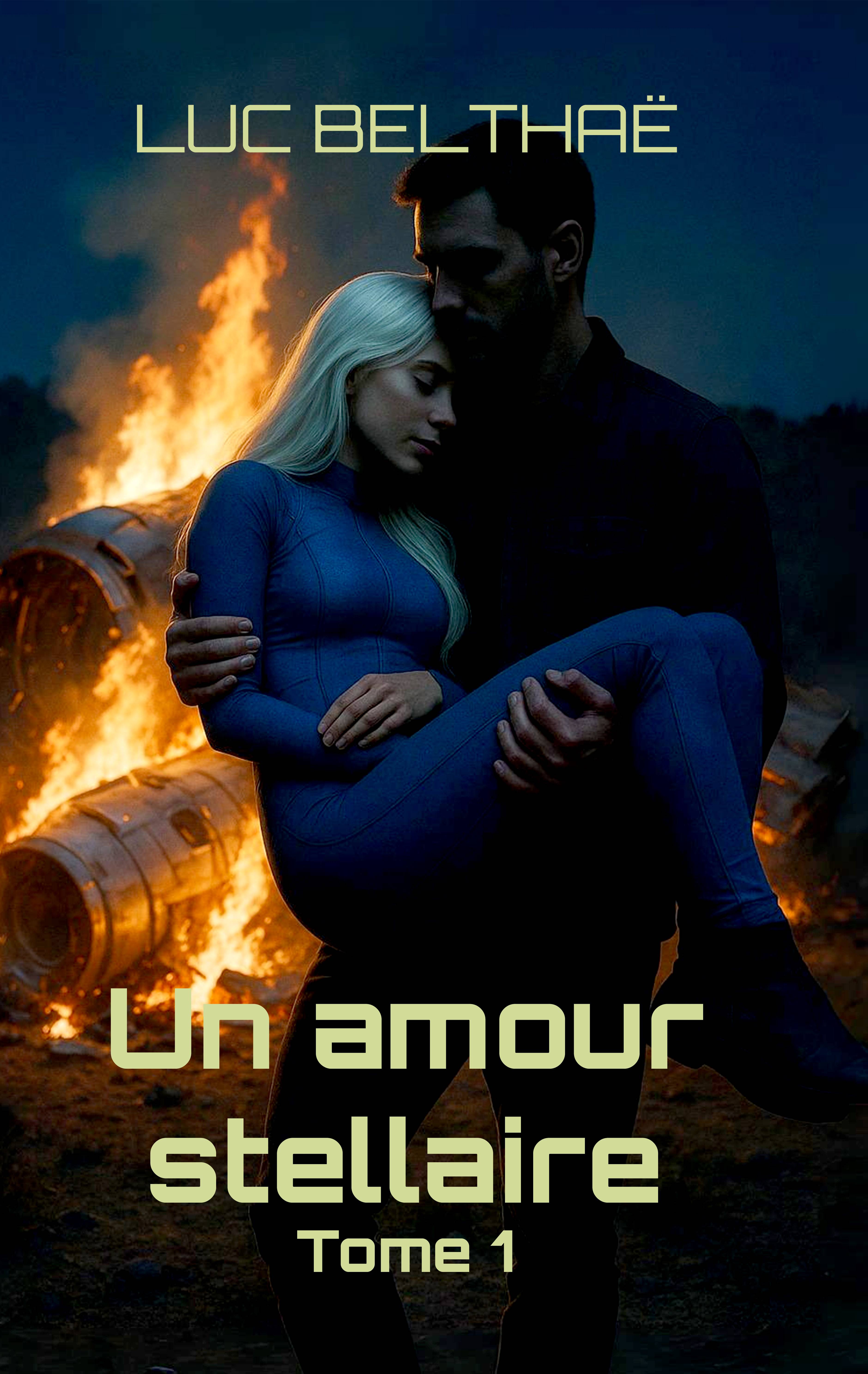 Couverture Un Amour Stellaire - Luc Belthaë
